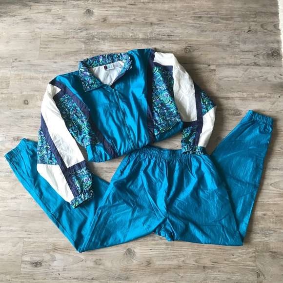 90s nylon tracksuit
